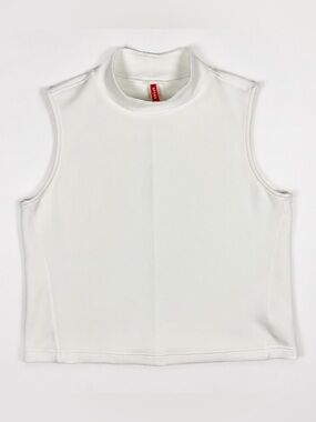 Spanx AirEssentials Sleeveless‎ Mock Neck Tank Top Size XL Powder